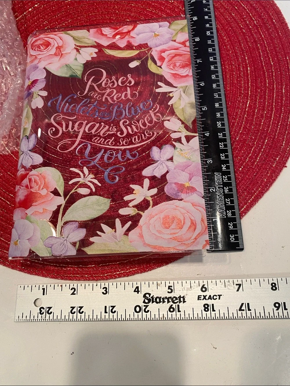 NIP Acrylic Book Box, open at top